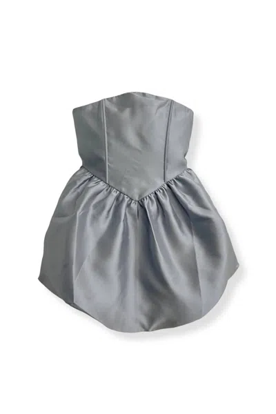 Katiejnyc Girl's Oona Dress In Silver