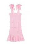 Katiejnyc Girl's Tween Evan Dress In Baby Pink In Pink