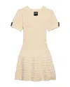 Katiejnyc Girls' Abigail Knit Dress - Big Kid In White