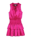 Katiejnyc Girls' Becca Dress - Big Kid In Fuschia