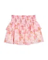 Katiejnyc Girls' Brooke Bouquet Skirt - Big Kid In Pink Bouquet