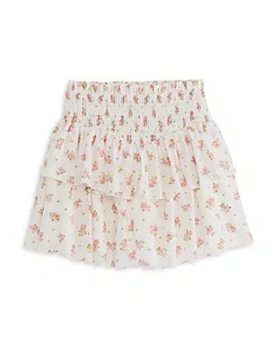Katiejnyc Girls' Brooke Cotton Smocked Ruffle Skirt - Big Kid In Vintage Floral