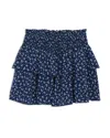 Katiejnyc Girls' Brooke Skirt - Big Kid In Evening Blue Ditsy Floral Ditsy