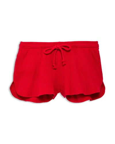Katiejnyc Girls' Brynn Lounge Shorts - Big Kid In Red