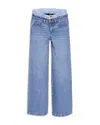 Katiejnyc Girls' Chicago Low Rise Wide Leg Jeans - Big Kid In Blue