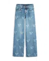 Katiejnyc Girls' Chicago Low Rise Wide Leg Jeans - Big Kid In Blue