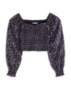 Katiejnyc Girls' Chloe Top - Big Kid In Black