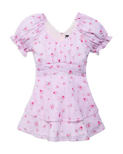 Katiejnyc Girls' Delilah Dress - Big Kid In Pink Plaid