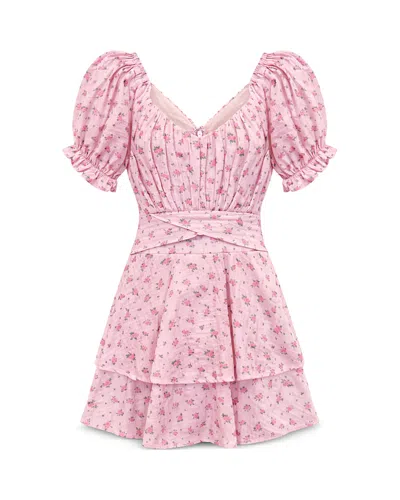 Katiejnyc Girls' Delilah Dress - Big Kid In Pink
