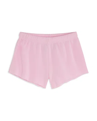 Katiejnyc Girls' Dylan Cut Off Shorts - Big Kid In Pink