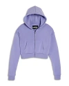 Katiejnyc Girls' Dylan Zip Hoodie - Big Kid In Purple