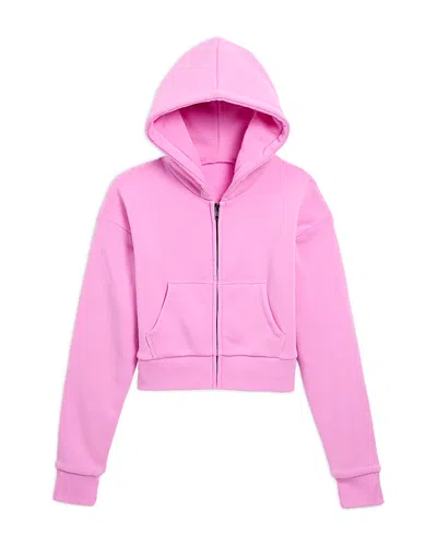 Katiejnyc Girls' Dylan Zip Hoodie - Big Kid In Summer Rose