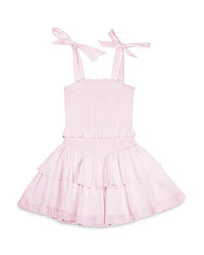 Katiejnyc Girls' Emerson Dress - Big Kid In Baby Pink