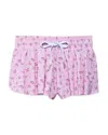Katiejnyc Girls' Farrah Shorts - Big Kid In Blush Ditsy