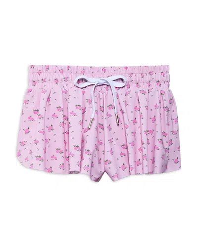 Katiejnyc Girls' Farrah Shorts - Big Kid In Blush Ditsy