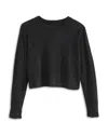 Katiejnyc Girls' Fearless Long Sleeve Top - Big Kid In Black