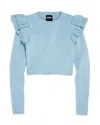 Katiejnyc Girls' Isla Long Sleeved Top - Big Kid In Baby Blue