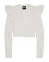 Katiejnyc Girls' Isla Long Sleeved Top - Big Kid In Winter White