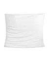 Katiejnyc Girls' Jay Ruched Tube Top - Big Kid In White