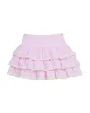 Katiejnyc Girls' Lace Trim Seersucker Skirt - Big Kid In Baby Pink Seersucker