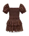 Katiejnyc Girls' Lainey Dress - Big Kid In Brown