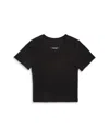 Katiejnyc Girls' Livi Ribbed Tee - Big Kid In Black