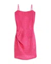 Katiejnyc Girls' Maddy Sequin Dress - Big Kid In Neon Pink