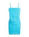 Katiejnyc Girls' Maddy Sequin Dress - Big Kid In Turquoise