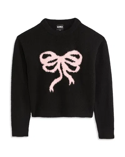 Katiejnyc Girls' Maggie Sweater - Big Kid In Black