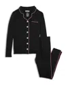 Katiejnyc Girls' Maia Long Sleeved Top & Pants Pajamas Set - Big Kid In Black/pink
