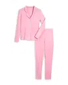 Katiejnyc Girls' Maia Long Sleeved Top & Pants Pajamas Set - Big Kid In Pink