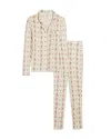 Katiejnyc Girls' Maia Long Sleeved Top & Pants Pajamas Set - Big Kid In Shabby Chic Stripe