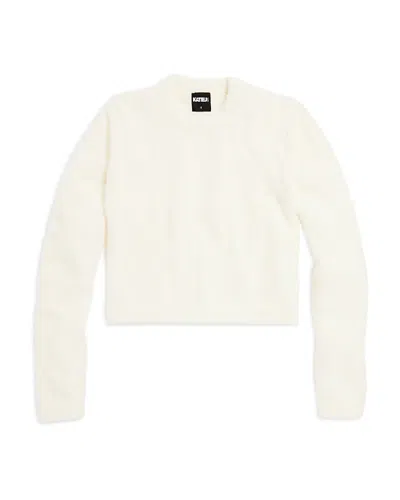Katiejnyc Girls' Mara Sweater - Big Kid In Cream