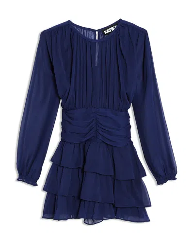 Katiejnyc Girls' Morgan Dress - Big Kid In Evening Blue