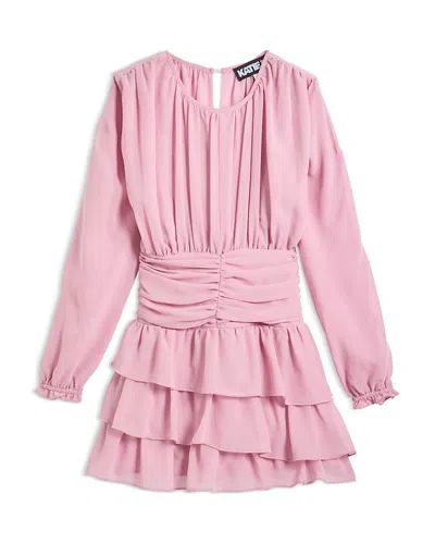 Katiejnyc Girls' Morgan Dress - Big Kid In Pink