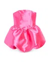 Katiejnyc Girls' Oona Tafetta Wicked Bubble Dress - Big Kid In Hot Pink