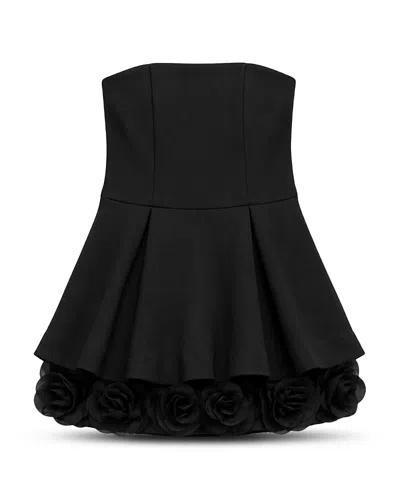 Katiejnyc Girls' Party Dress With Rosettes - Big Kid In Black