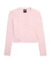 Katiejnyc Girls' Rory V Neck Cardigan - Big Kid In Baby Pink