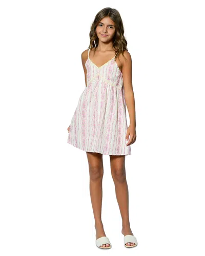 Katiejnyc Girls' Tween Bloom Dress - Big Kid In Gray