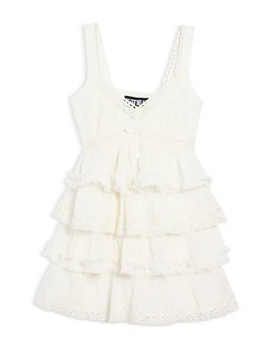 Katiejnyc Girls' Tween Ilyana Dress - Big Kid In White
