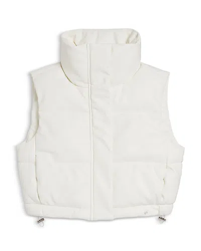 Katiejnyc Girls' Jenny Puffer Vest - Big Kid In Winter White