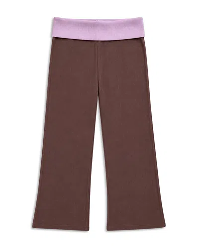 Katiejnyc Girls' Tween Livi Rollover Pants - Big Kid In Brown
