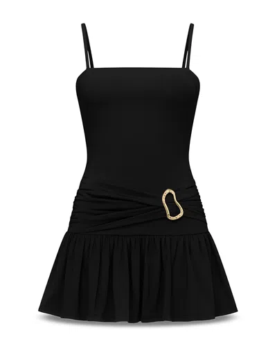 Katiejnyc Girls' Tween Marci Waist Detail Dress - Big Kid In Black