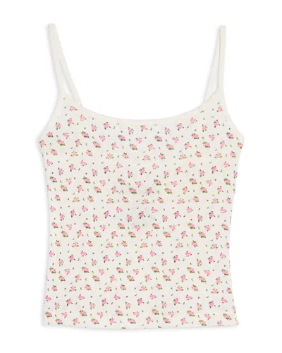 Katiejnyc Girls' Tween Marina Pointelle Cami - Big Kid In White