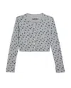 Katiejnyc Girls' Tween Marina Pointelle Cardigan - Big Kid In Gray