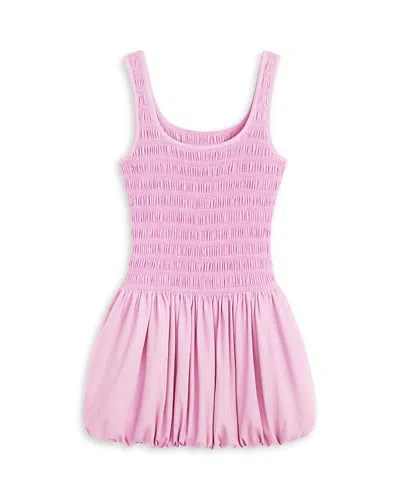 Katiejnyc Girls' Tween Olive Bubble Tank Dress - Big Kid In Pink