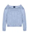 Katiejnyc Girls' Tween Parker Off Shoulder Top - Big Kid In Baby Blue