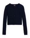 Katiejnyc Girls' Tween Rory Crewneck Cardigan Sweater - Big Kid In Blue