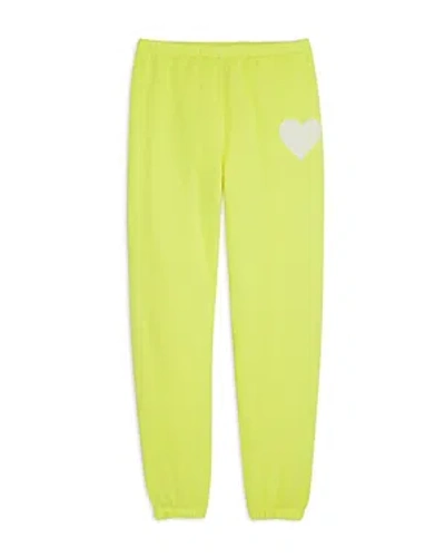 Katiejnyc Girls' Shane Sweatpants - Big Kid In Neon Yellow