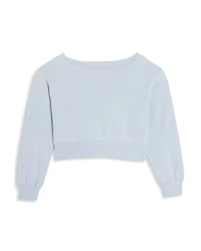 Katiejnyc Girls' Tween Tristan Crop Sweatshirt - Big Kid In Blue